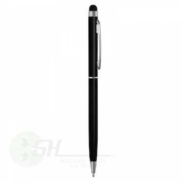 BOLÍGRAFO METÁLICO LECCO COLORES DISPONIBLES NEGRO Y PLATA