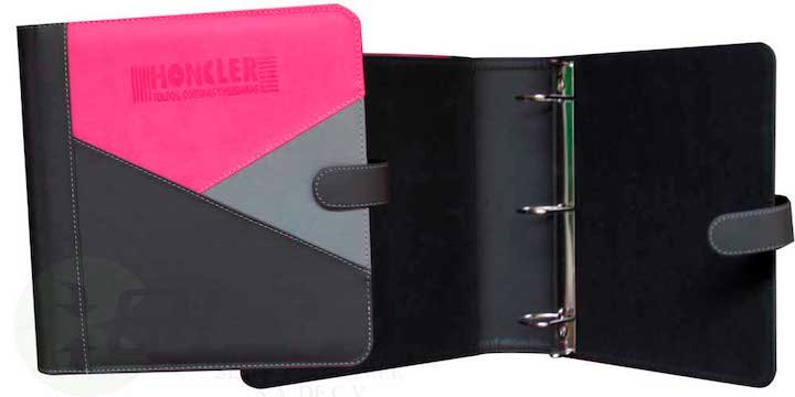 CARPETA TRI DE 2 PULGADAS CON TREVILLA MATERIAL PIEL SINTETICA